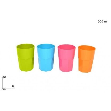 Bicchiere cocktail in plastica diversi colori