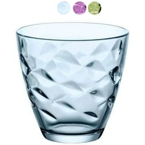 Set 6 bicchieri in vetro borosilicato decorati con 6 diversi aforismi