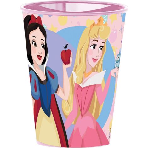 Bicchiere in plastica per bambine Principesse Disney 260 ml