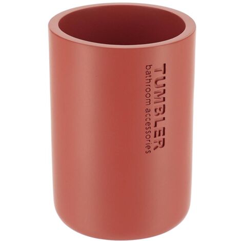 Bicchiere in poliresina - terracotta - Tendance