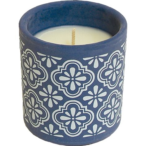 BICCHIERE IN TERRACOTTA CON CITRONELLA - PROVENCE ANTIZANZARE FLORTIS