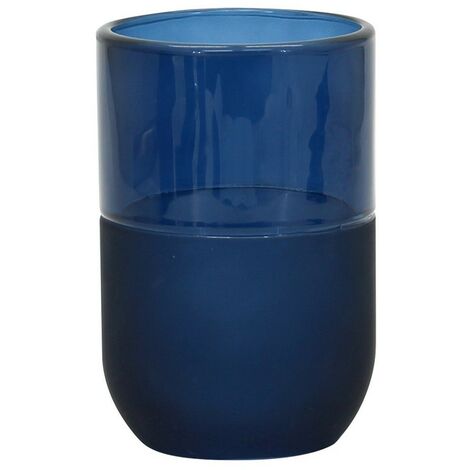 Bicchiere in vetro blu - serie Notte