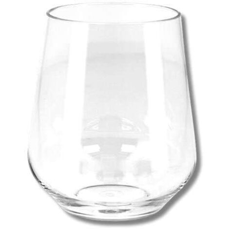 Bicchiere Plastica Acqua Elegan.Cc 390 Pz 6 Goldpl