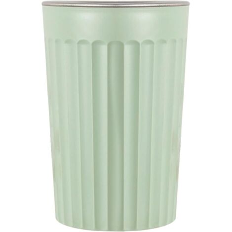 Bicchiere riutilizzabile per spazzolino da denti per il bagno: bicchiere verde per collutorio da 350 ml – Ideale per viaggi, ufficio e scuola