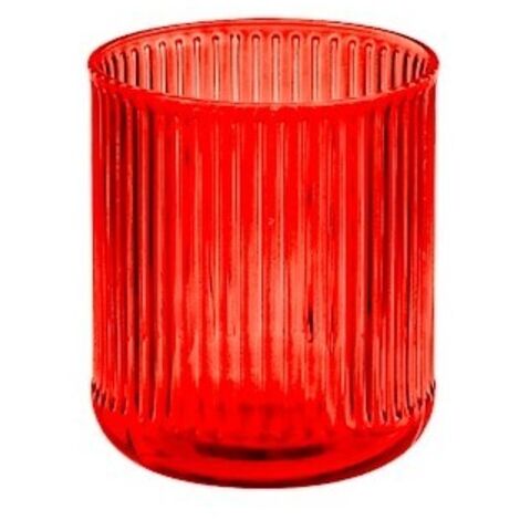 Bicchiere vetro venus rosso cl40