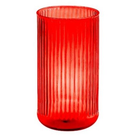 Bicchiere vetro venus rosso cl47