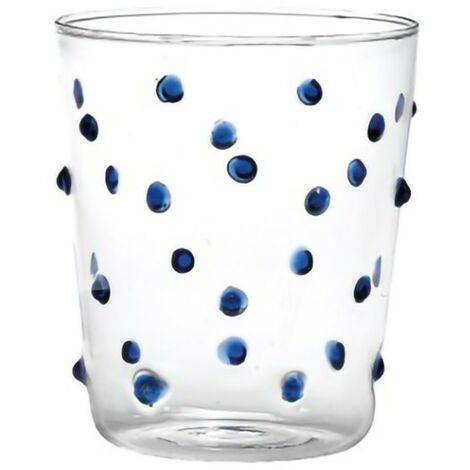 Bicchiere Zafferano Party Tumbler Blu 45 Cl Set 6 pezzi In Vetro