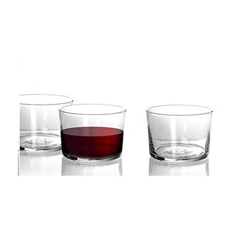 BICCHIERI TAPAS DA VINO PER A APERITIVO IN SET DA 6 PEZZI 240 CC CAPIENZA