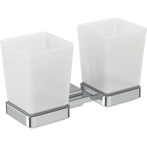 Bicchieri tumbler IOM SQUARE cromo IDEAL STANDARD
