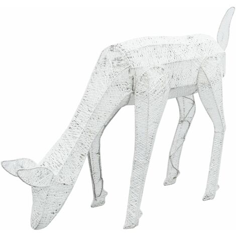 Biche LED Illuminé Décoration de Noël 200 LEDs Blanc Froid Jardin Intérieur ou Extérieur Grand Festif
