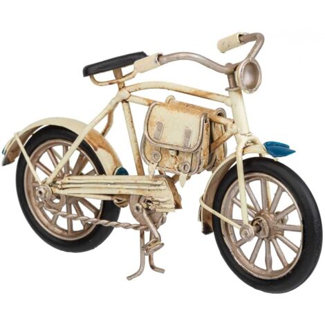 Bici de metal marrón 16x5x9