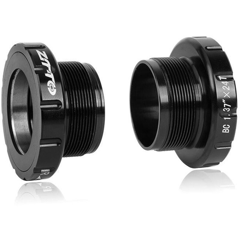 

Bicicleta de carretera MTB BSA68 / 73mm Soporte inferior roscado para BB30 / PF30 / BB386 Juego de bielas de 30mm, Negro