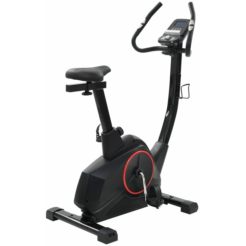 

vidaXL Bicicleta estática magnética con pulsómetro programable - Negro