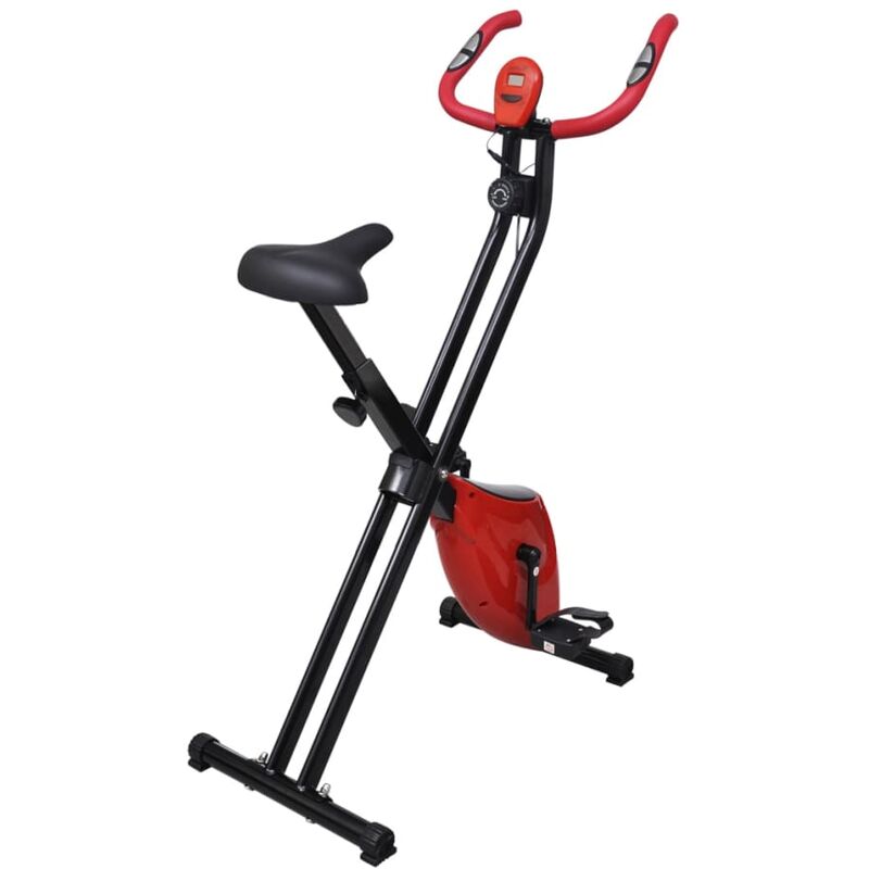 

Bicicleta estatica magnetica X con pulsometro negra y roja