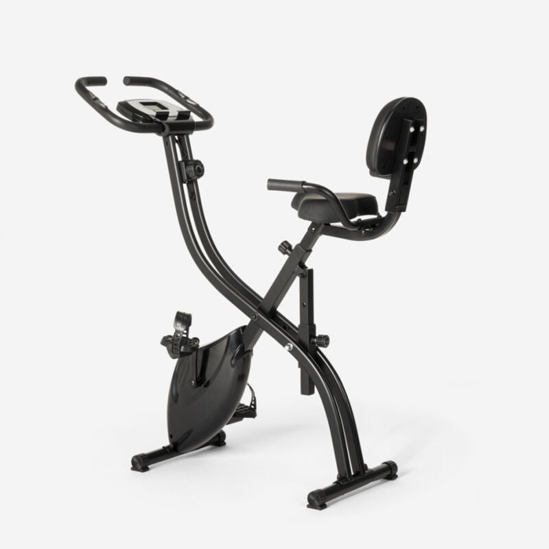 

Bicicleta estática plegable que ahorra espacio con sensores de respaldo de fitness 2 en 1 Conseres