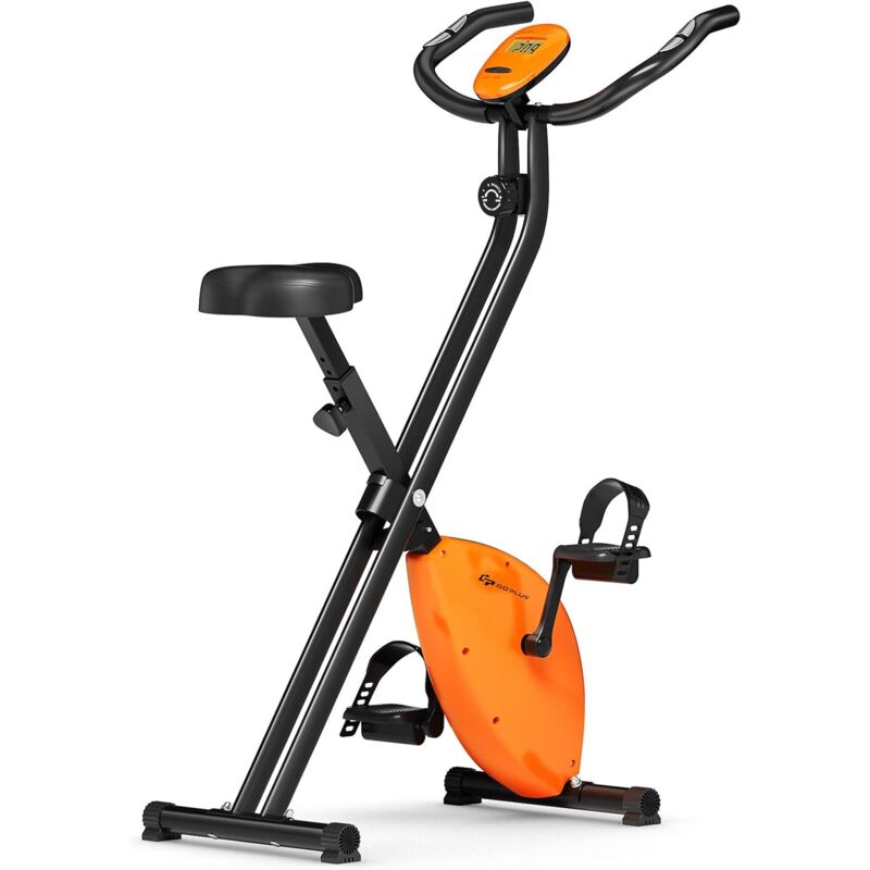 

Bicicleta Estática de Ejercicio con Resistencia Ajustable de 8 Niveles con Pantalla LCD