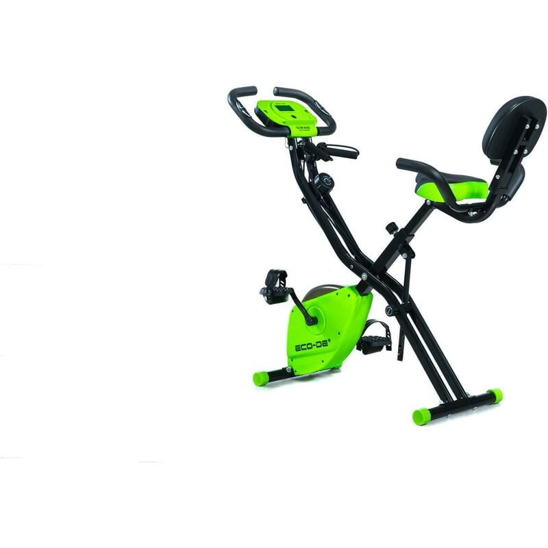 

Bicicleta magnética plegable, reclinable y con tensores elásticos para musculación slim bike ECO-809 – ECO-DE