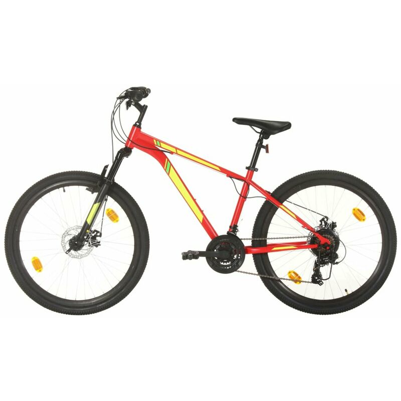 

Bicicleta montana 21 velocidades 27,5 pulgadas rueda 38 cm rojo