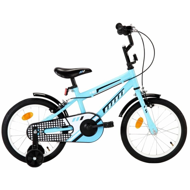 

Bicicleta para niños 16 pulgadas negro y azul - Azul - Vidaxl