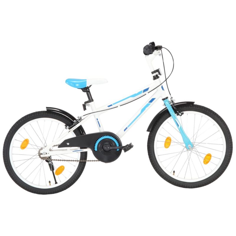 

vidaXL Bicicleta para niños 20 pulgadas azul y blanco - Azul