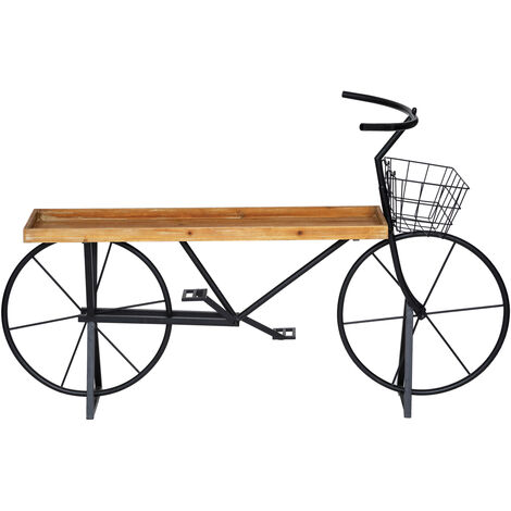 Bicicletta portapiante da interno 150x90x53 cm marrone - marrone