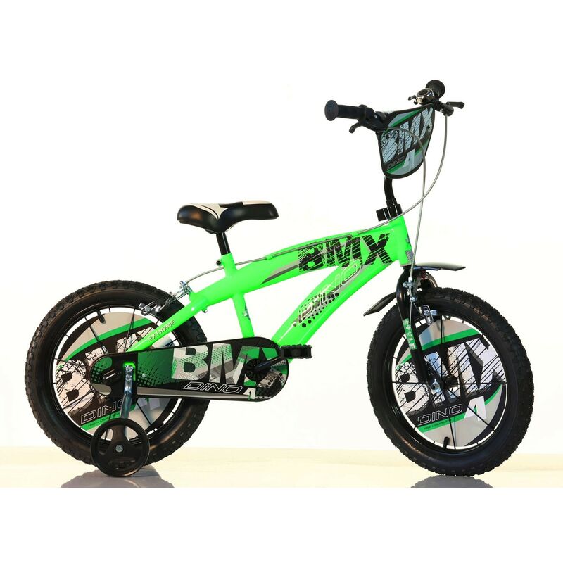 Image of Dino Bikes - Bicicletta Ruota 16 Pollici bmx 4 5 6 7 anni Bici da Bambino Rotelle Bimbo Freni