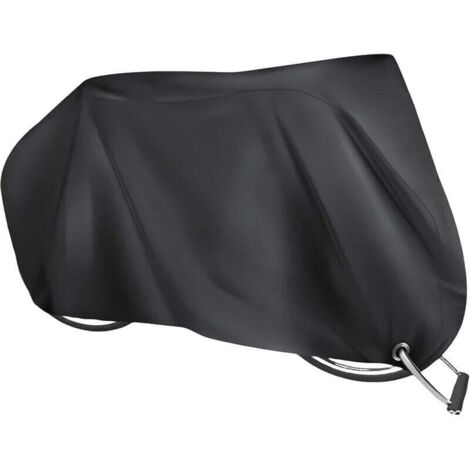 Bicycle cover, 200 x 110 x 70 cm, Bicycle garage with locking holes, High-quality Oxford fabric, Waterproof protection against dust, rain, snow, and UV rays