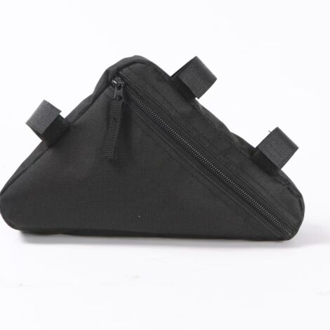 Bicycle frame bag - Quick-release front saddle - Bicycle accessories - Large capacity - Black