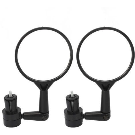 Bicycle Handlebar Mirror Round Shape 360 Degree Rotatable Bicycle Rear View Convex Handlebar Mirrors