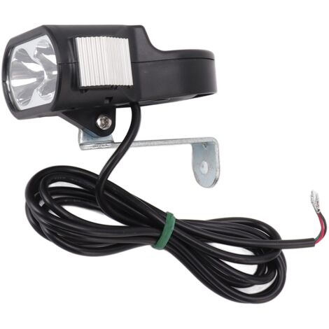 Bicycle Headlight Super Bright Bike LED Head Lamp 24‑60V LED Bike Lights with Warning Horn for Night Riding 5W