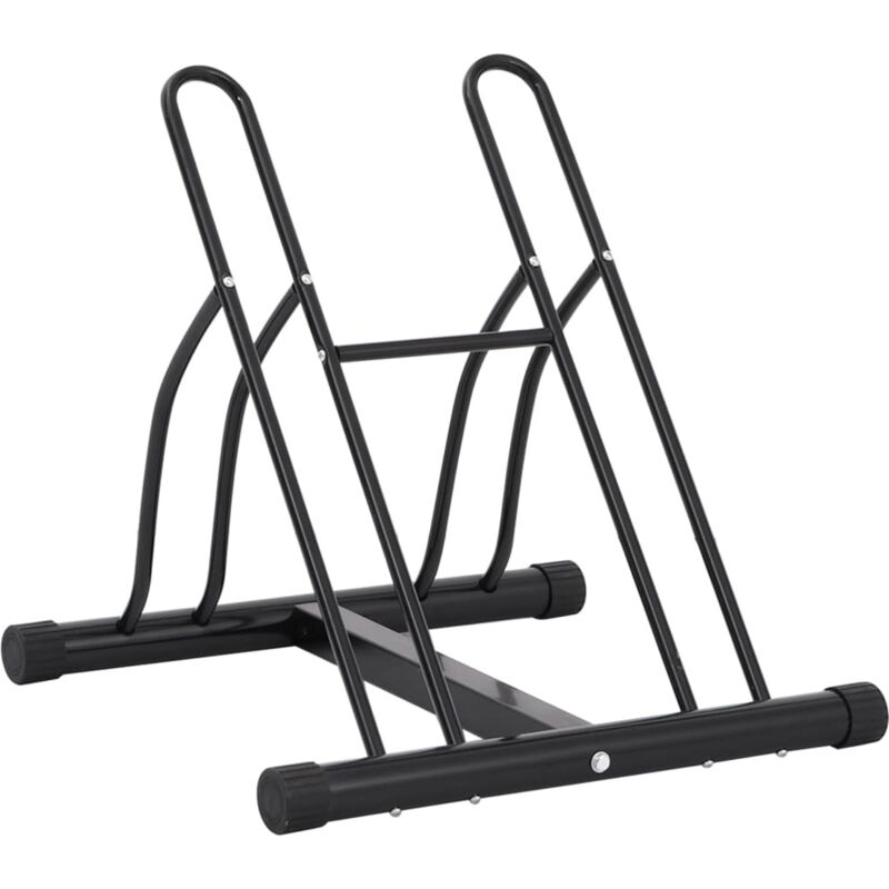 Bicycle Stand for 2 Bikes Floor Freestanding Steel Vidaxl