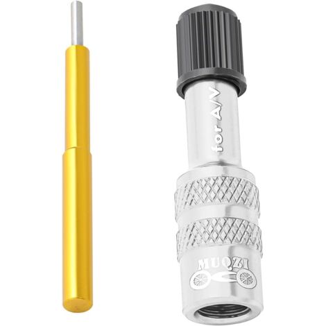 Bicycle Valve Adapter for Bike Tire Valve, Inflator Adapter Kit and Accessories Compatible with Standard Pump or Air Compressor