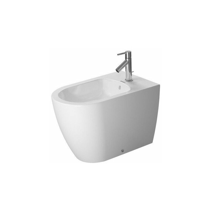 

Bidé ME by Starck Grifo de pared ÜL con plataforma 370x600mm 1 orificio para grifería blanco
