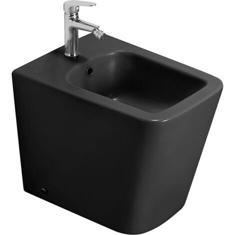 Bid茅 Mexen Cube de pie, negro mate - 36925085