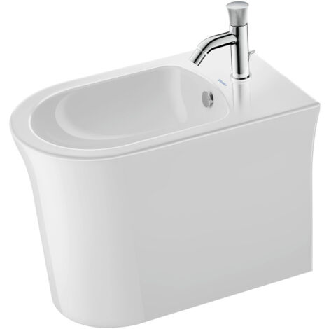 Bidé de pie Duravit Tulip blanco 370x580mm, 000, 2293100000