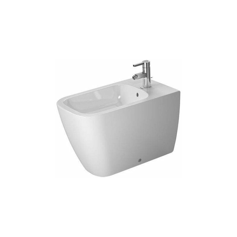 

Duravit - Bidé HAPPY D.2 con plataforma para grifo rebosadero 365x630mm 1 orificio para grifería blanco