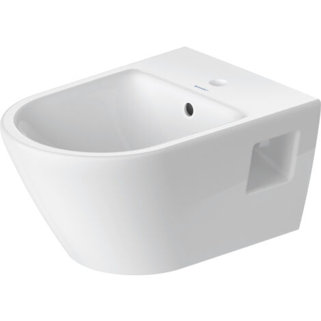 Bidé mural Duravit D-Neo, 370x540x400mm, 1 agujero para grifo,