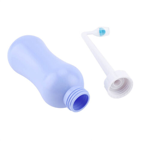 Bidé portátil de viaje con estuche de transporte – 450 ml – lavabo íntimo para mujeres – asa rociadora – ducha personal – manual y extensible – EVA + ABS