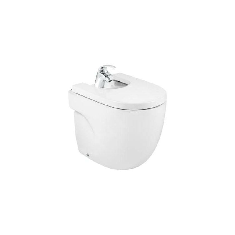 Meridian - Bidet à poser, trou pour robinetterie, blanc A357247000 - Roca