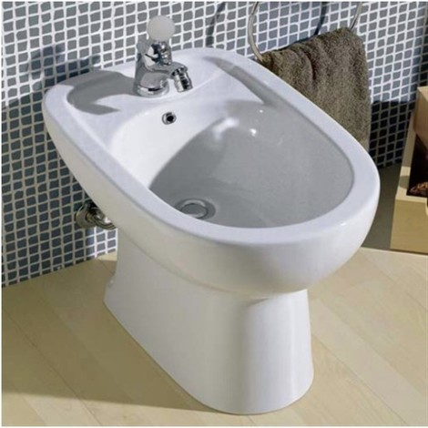 Azzurra Ceramiche Serie Diana.Bidet A Pavimento Diana Azzurra Bianco Monoforo Biddiana