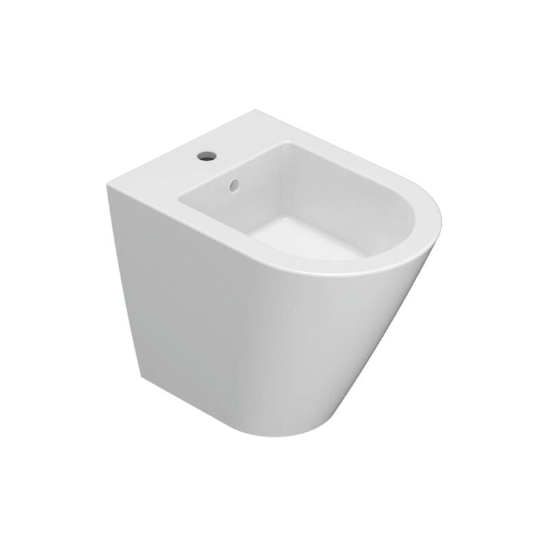 Ceramica Globo - Bidet sur pied en céramique 52x36 cm Globo Forty3 FO010BI Blanc - Céramique