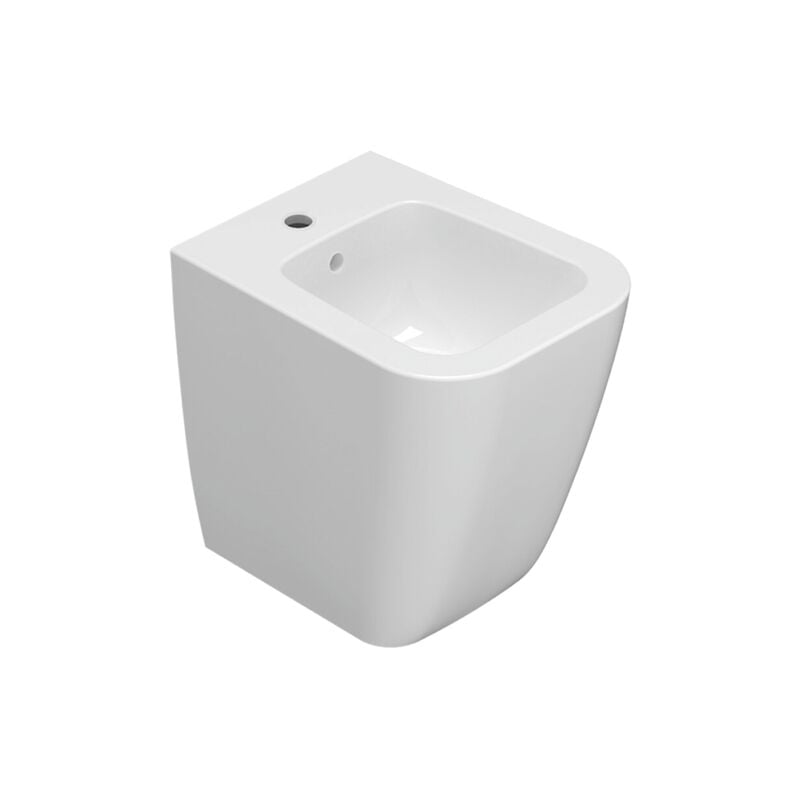 Ceramica Globo - Bidet sur pied en céramique 45x36 cm Globo Stone SS010BI Blanc - Céramique