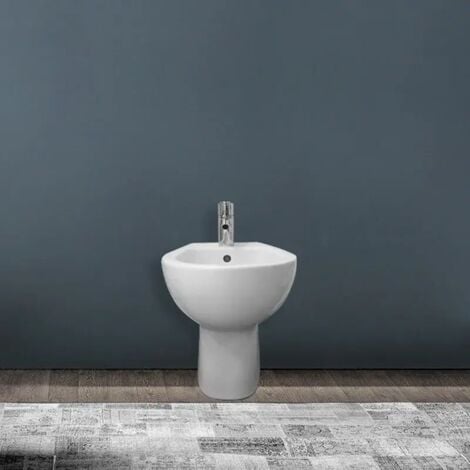 POZZI-GINORI Bidet a terra bagno serie colibri 2 bianco monoforo art 63250 - geberit