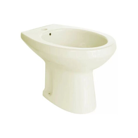 Bidet a terra champagne in ceramica 52x37  modello Donatello