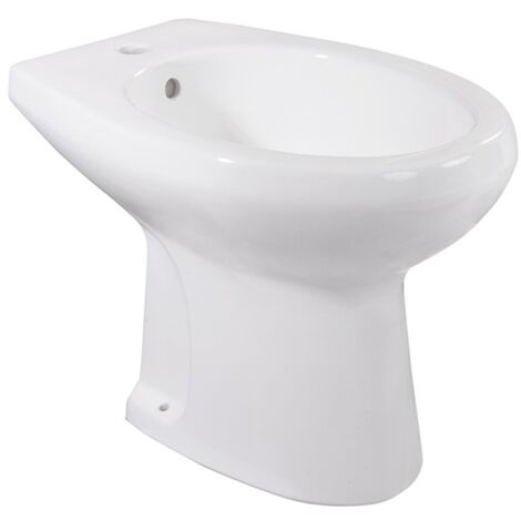 Bidet a terra con troppopieno in ceramica - Serie Lake