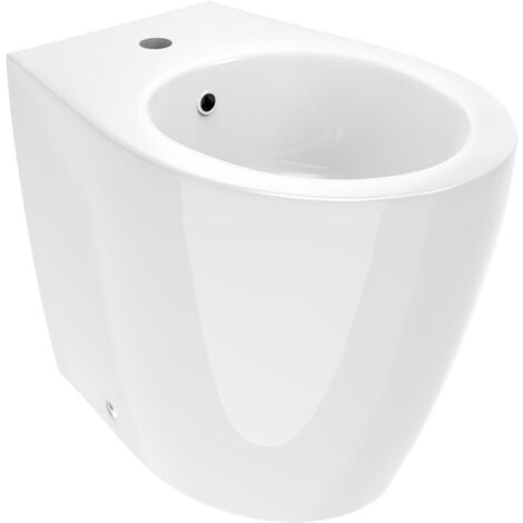 Bidet a Terra Ercos "Kite" Bianco Lucido