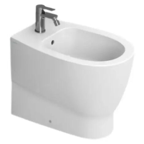 Bidet a terra filo parete in ceramica bianca serie demy CERAMICA DOLOMITE