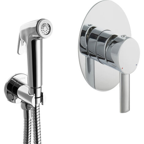 Bidet Armatur Unterputz Bidetbrause Oval Intimdusche Mischbatterie