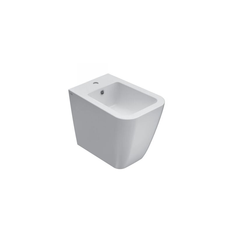 Ceramica Globo - Bidet au sol 52x36 cm en céramique blanc mat Stone
