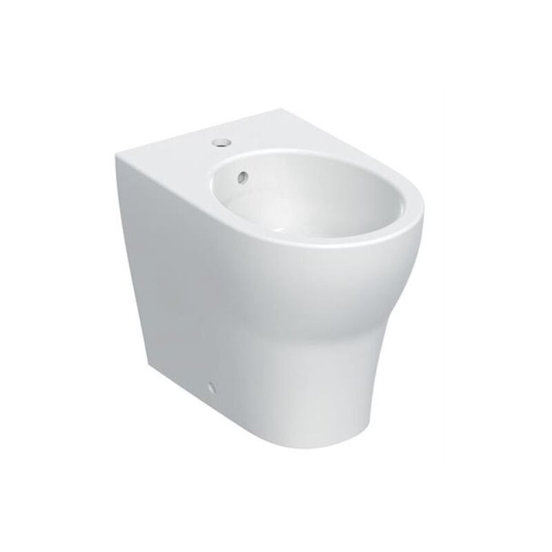 Geberit - Bidet au sol blanc brillant Selnova Premium